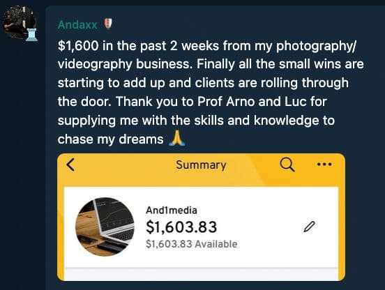 Scroll Testimonial 1
