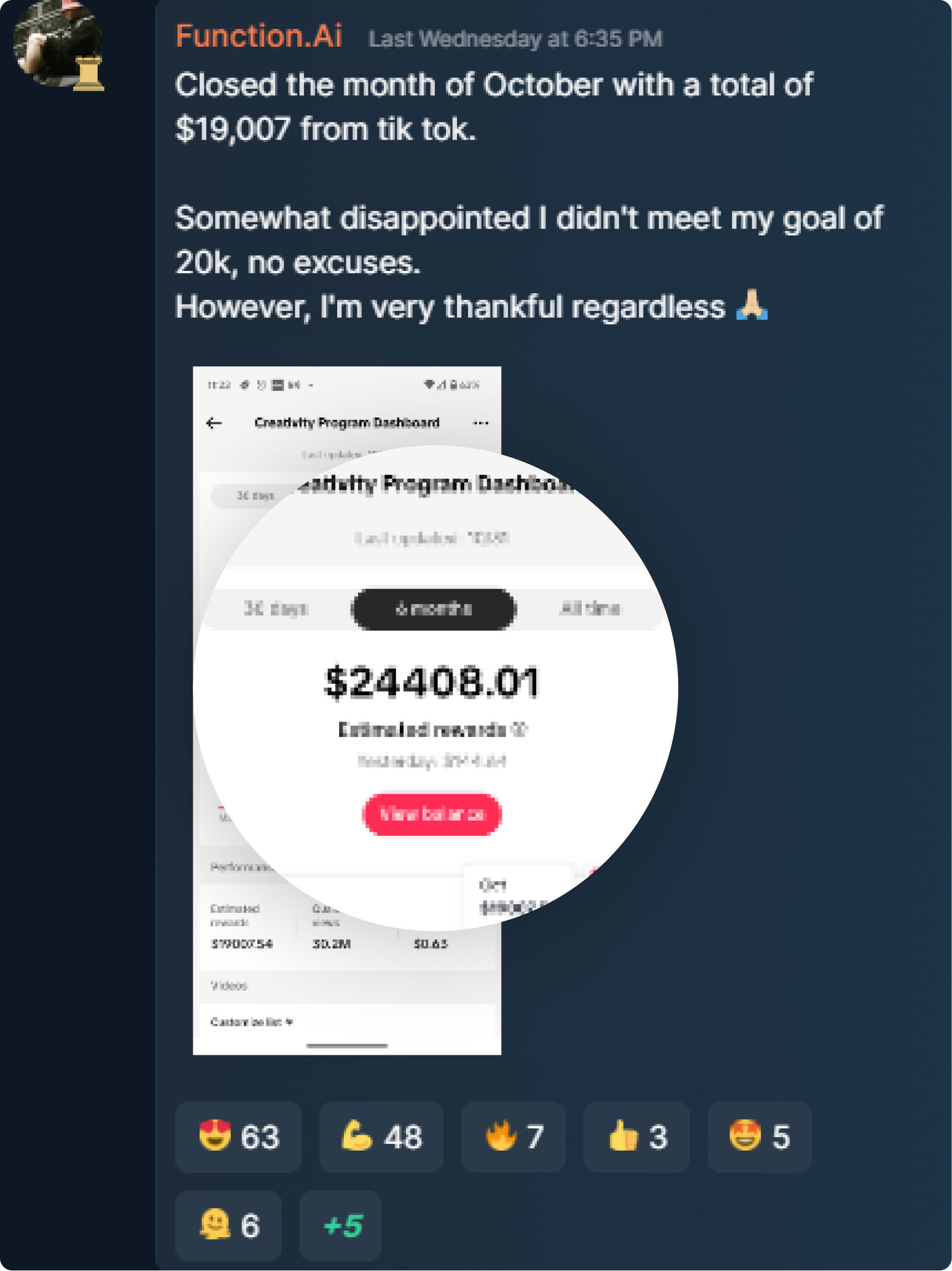 Testimonial Snapshot